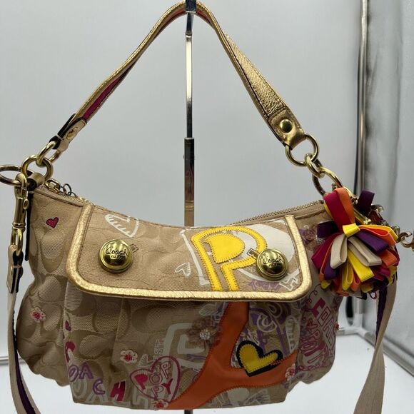 Coach Handbags - Coach Poppy Graffiti Two Way Bag with ALL FOUR RARE HANGTAGS